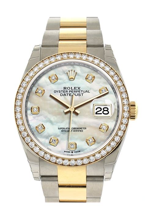 rolex datejust 36 mother of pearl